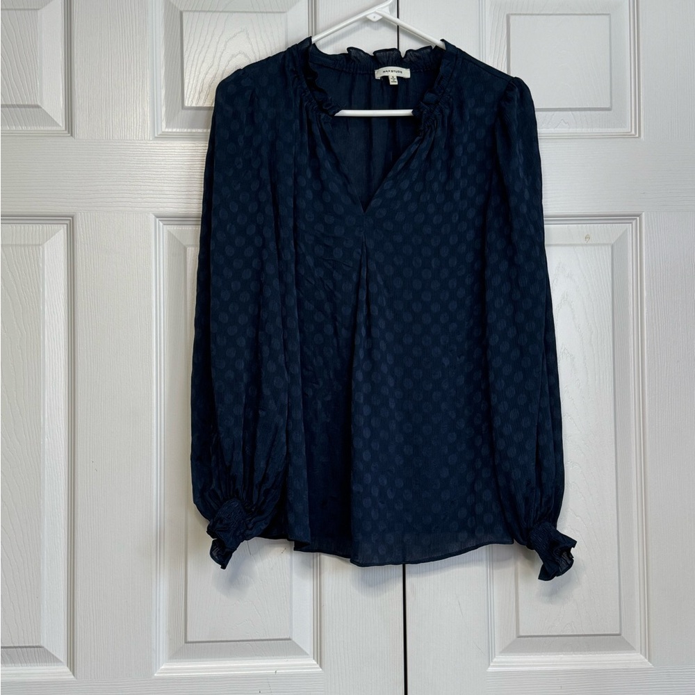Max Studio Dark Blue Blouse